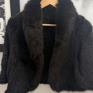 The Vintage Shop Dark Brown Teddy Jacket